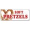 Signmission SOFT PRETZELS BANNER SIGN pretzel stand cart signs fresh hot baked big huge B-Soft Pretzels - alternate 1